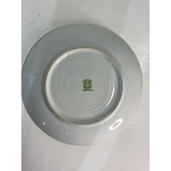 Noritake Hand Painted Porcelain Plate Floral Signed Howzan Chrysanthemums Lotus - Picture 5 of 7